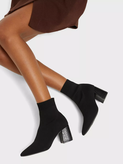 NLY Shoes - Stövletter - Svart - Slip In Ankle Boot - Boots & Kängor