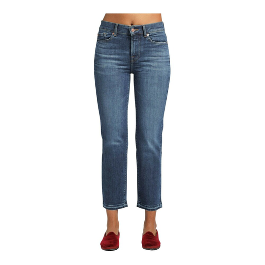 7 For All Mankind - Jeans - Blå - Dam - Storlek: W29,W26,W25,W27