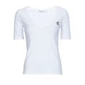 T-shirts med korta ärmar Calvin Klein Jeans CK RIB V-NECK TEE