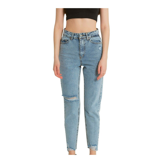 Catwalk - Boyfriend Jeans - Blå - Dam - Storlek: W32,W26,W25,W28,W30