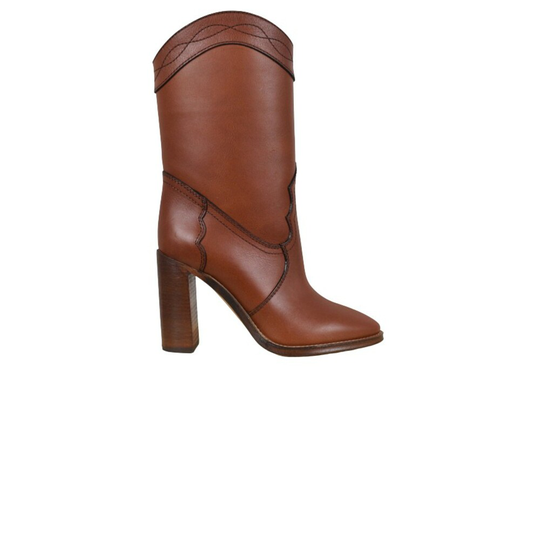 Saint Laurent - Högklackat - Brun - Dam - Storlek: 36 EU