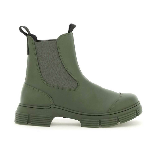 Ganni - Jodhpurs - Grön - Dam - Storlek: 36 Eu,40 Eu,39 Eu,37 Eu,38 EU