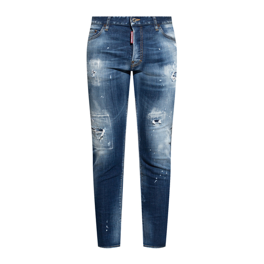 Dsquared2 - Skinny Jeans - Blå - Herr - Storlek: Xl,L,M,S,Xs,2Xs,4Xl,3Xl