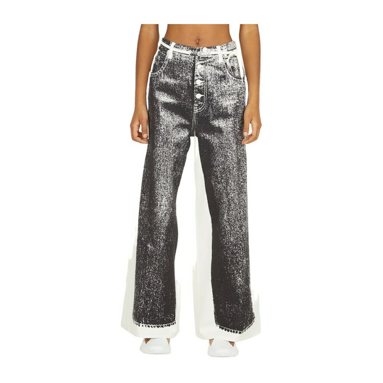 MM6 Maison Margiela - Boyfriend Jeans - Grå - Dam - Storlek: S,Xs