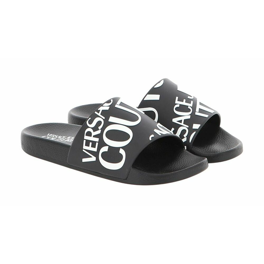 Versace Jeans Couture - Flip-flops - Svart - Dam - Storlek: 37 Eu,41 Eu,38 Eu,36 Eu,39 Eu,35 Eu,40 EU