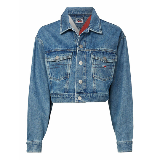 Tommy Jeans - Jeansjackor - Blå - Dam - Storlek: M,S,Xs