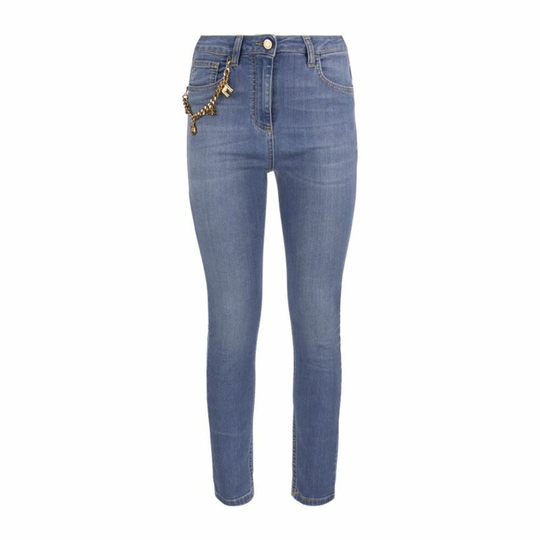 Elisabetta Franchi - Skinny Jeans - Blå - Dam - Storlek: W29,W30