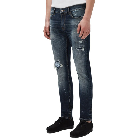 7 For All Mankind - Jeans - Blå - Herr - Storlek: W29,W36,W33,W34,W30,W31,W32
