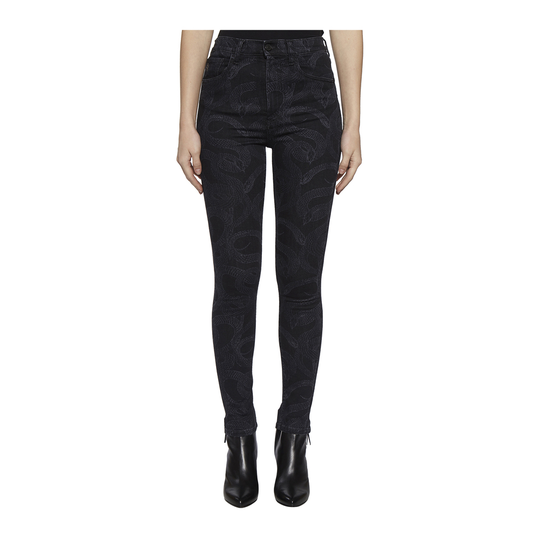 Marcelo Burlon - Skinny Jeans - Svart - Dam - Storlek: W27
