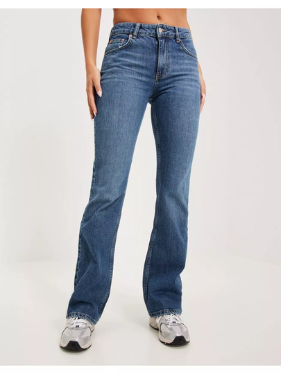 Gina Tricot Full length flare jeans Flare jeans Midnight Blue