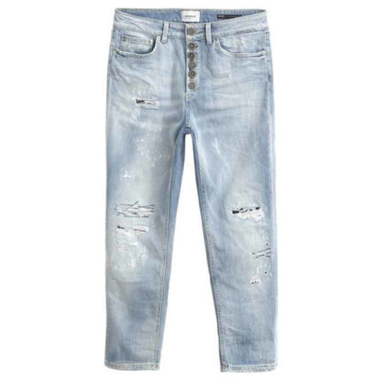 Dondup - Boyfriend Jeans - Blå - Dam - Storlek: W24,W26,W25