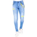 Stuprörsjeans Lf Jeans Hål Bla