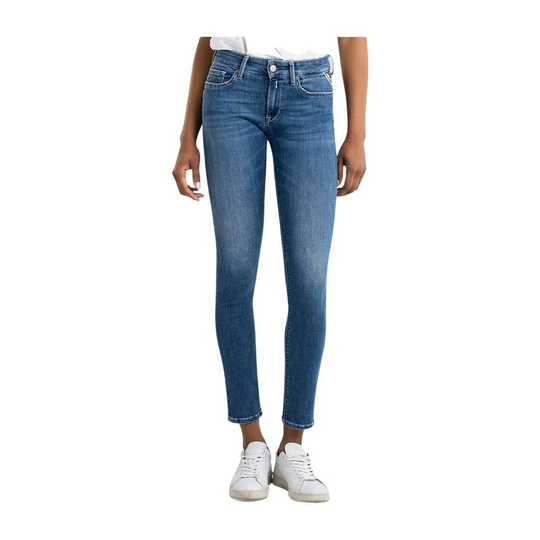 Replay - Skinny Jeans - Blå - Dam - Storlek: W26,W28,W29,W27,W30