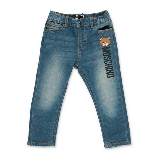 Moschino - Jeans - Blå - Unisex - Storlek: 92 Cm,80 Cm,86 Cm,98 CM