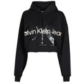 Sweatshirts Calvin Klein Jeans GLOSSY MONOGRAM HOODIE