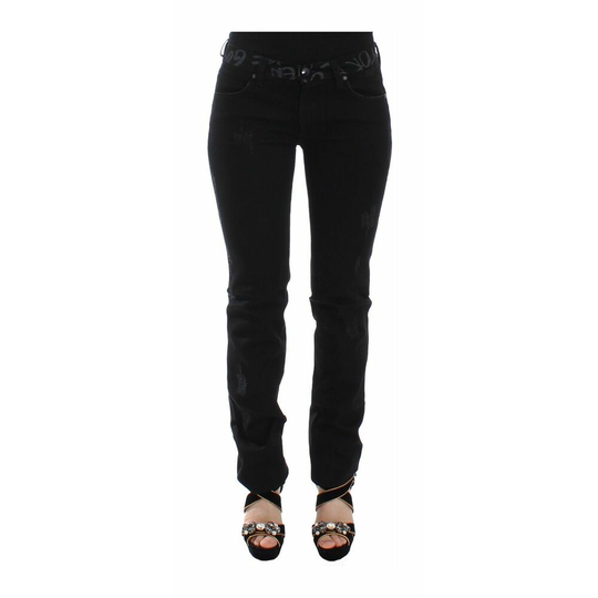 Ermanno Scervino - Skinny Jeans - Svart - Dam - Storlek: M