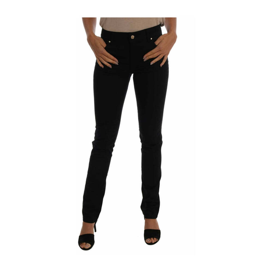 Versace Jeans Couture - Skinny Jeans - Svart - Dam - Storlek: W26