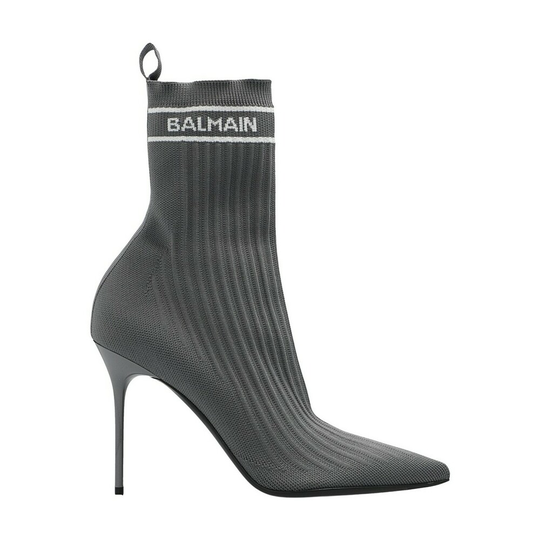 Balmain - Boots - Grå - Dam - Storlek: 40 Eu,38 Eu,36 EU