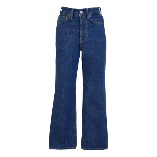Acne Studios - Boyfriend Jeans - Blå - Dam - Storlek: W24 L30,W28 L30,W26 L30,W30 L30,W25 L30,W29 L30