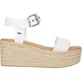 Espadriller Tommy Jeans Essential Flatform Sandal White