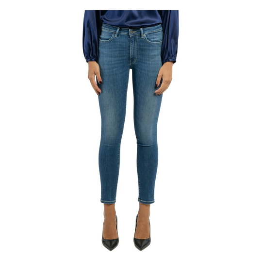 Dondup - Skinny Jeans - Blå - Dam - Storlek: W29,W30,W28,W26,W25,W31,W27,W32
