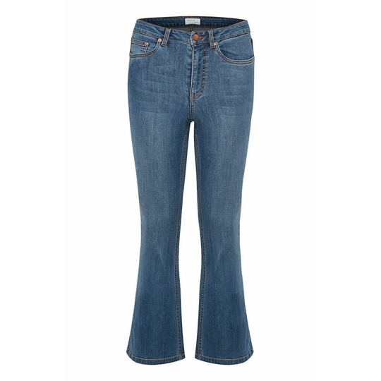Gestuz - Flare Jeans - Blå - Dam - Storlek: W31,W27