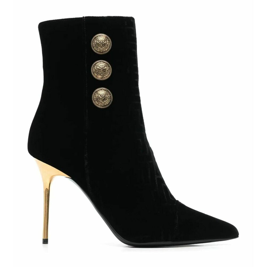 Balmain - Boots - Svart - Dam - Storlek: 36 Eu,37 Eu,39 Eu,37 1/2 Eu,38 Eu,38 1/2 Eu,40 EU