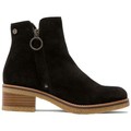Skor Porronet BOTINES PLANOS NEGROS CON CREMALLERA CARRIE