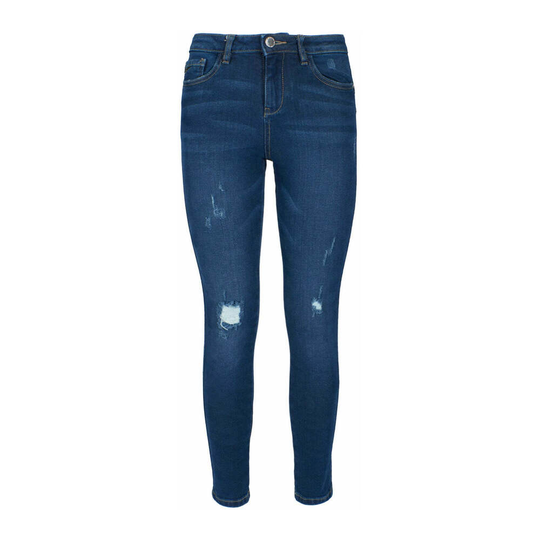 YES ZEE - Skinny Jeans - Blå - Dam - Storlek: W26
