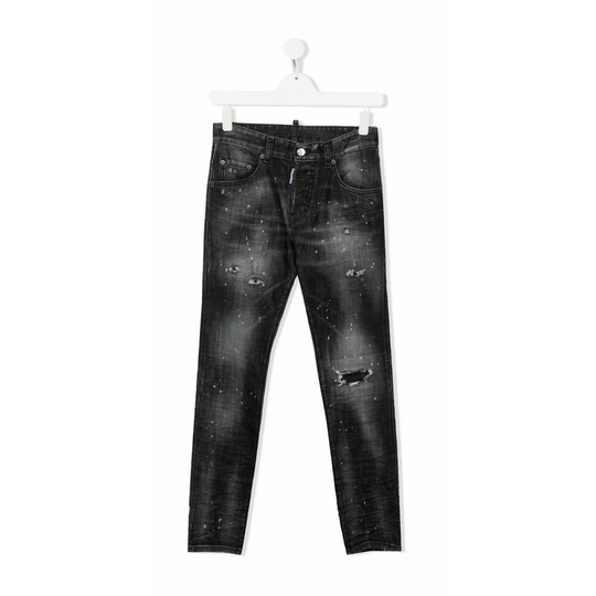 Dsquared2 - Jeans - Svart - Pojke - Storlek: 104 Cm,140 Cm,128 CM