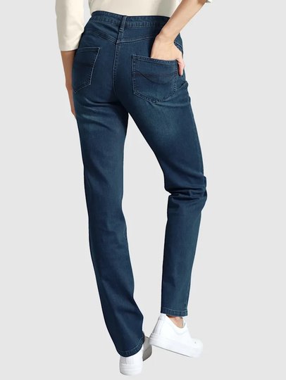 Jeans med figurformande effekt Paola Dark blue