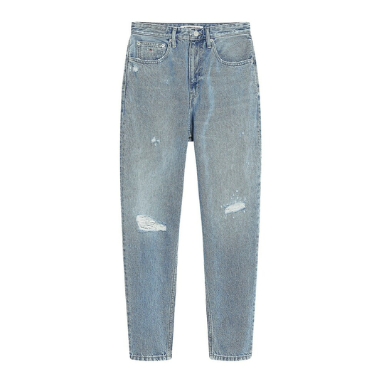 Tommy Jeans - Straight - Blå - Dam - Storlek: W30,W27,W25,W26,W29,W28