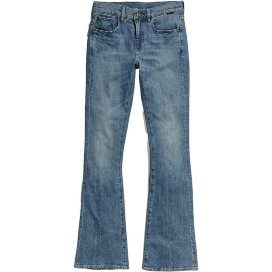 G-star - Flare Jeans - Blå - Dam - Storlek: W32 L32,W29 L30,W30 L30,W27 L30,W29 L32,W28 L30,W28 L32,W30 L32,W26 L30,W25 L30