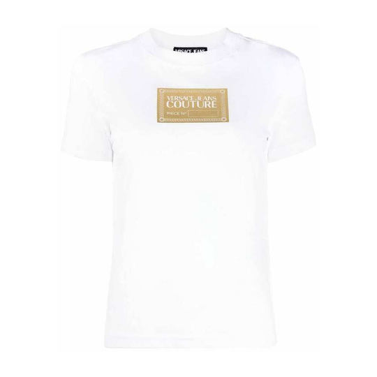 Versace Jeans Couture - T-shirts - Vit - Dam - Storlek: L,M,S