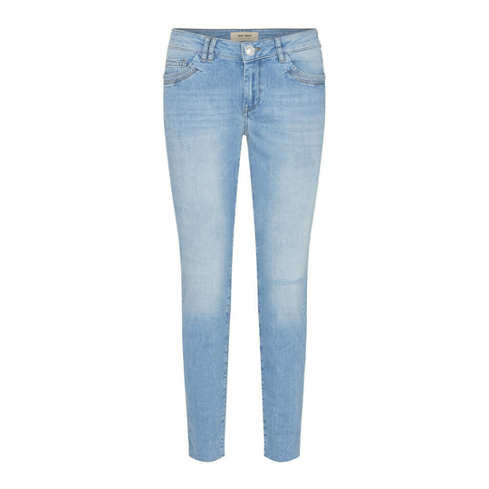 MOS Mosh - Skinny Jeans - Blå - Dam - Storlek: W24,W29,W27,W28