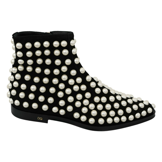 Dolce & Gabbana - Boots - Svart - Dam - Storlek: 39 EU