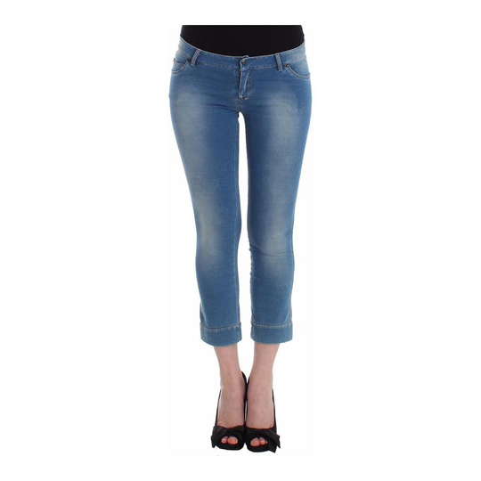 Ermanno Scervino - Jeans - Blå - Dam - Storlek: S L30,Xs L30
