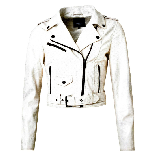 Rockandblue - Läderjackor - Vit - Dam - Storlek: Xl,L