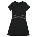 Kortklänningar Calvin Klein Jeans PUNTO LOGO TAPE SS DRESS