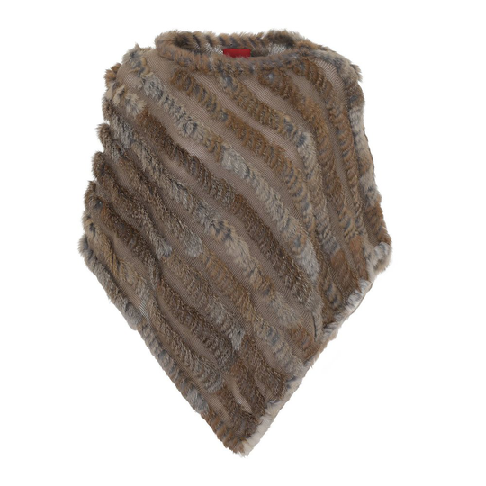 Levinsky - Capes och Ponchos - Brun - Dam - Storlek: ONE Size