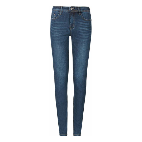 Soft Rebels - Skinny Jeans - Blå - Dam - Storlek: 2Xl,Xl,M