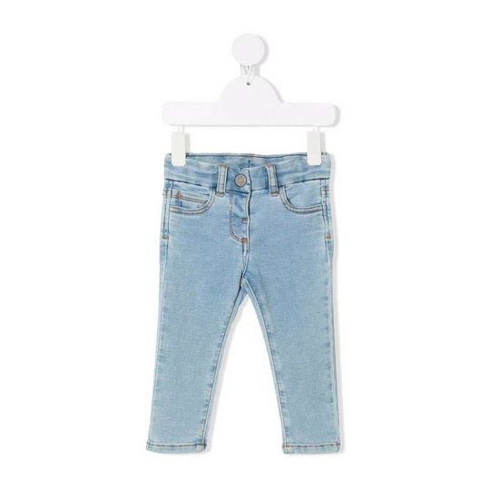 Chiara Ferragni Collection - Jeans - Blå - Flicka - Storlek: 80 Cm,68 CM