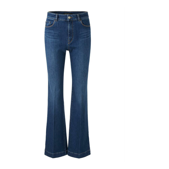 Marc Cain - Flare Jeans - Blå - Dam - Storlek: L,M