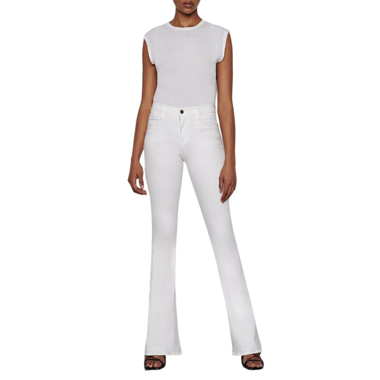 Frame - Flare Jeans - Vit - Dam - Storlek: W28,W29