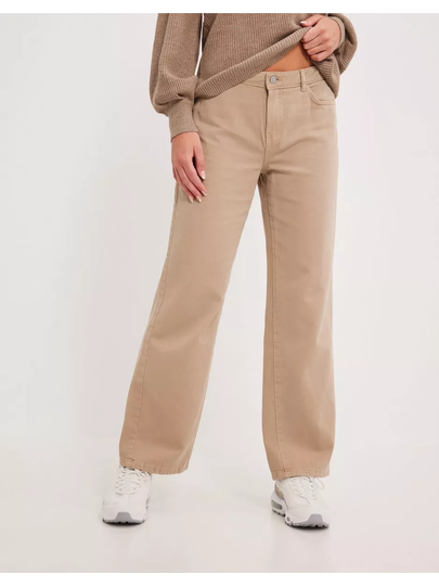 Noisy May Nmamanda Nw Wide Color Jeans S Wide leg jeans Irish Cream