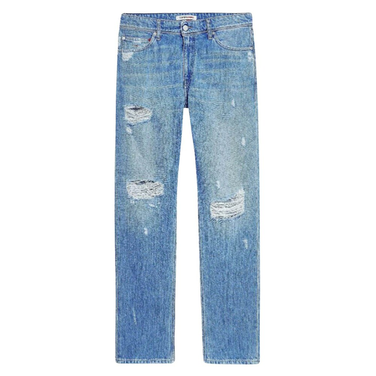 Tommy Jeans - Straight - Blå - Herr - Storlek: W34 L32,W28 L32,W29 L32,W32 L32