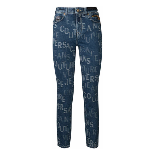 Versace Jeans Couture - Skinny Jeans - Blå - Dam - Storlek: W28