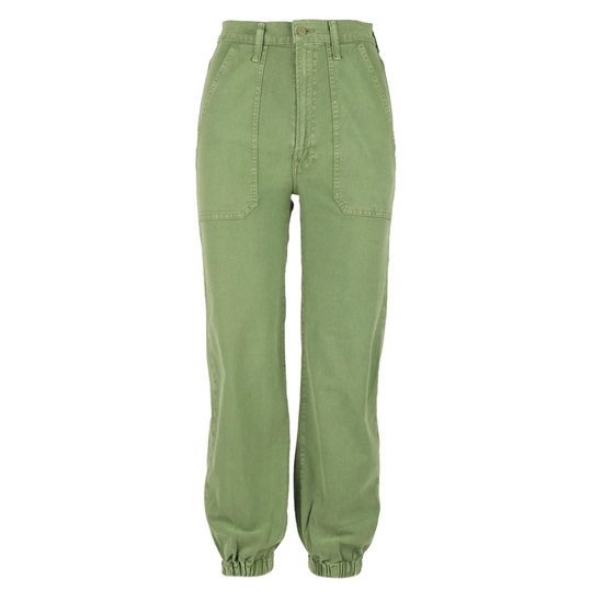 Mother - Boyfriend Jeans - Grön - Dam - Storlek: W26