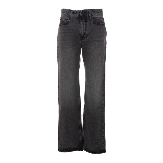 Off White - Boyfriend Jeans - Svart - Dam - Storlek: W26,W25,W27,W28,W29