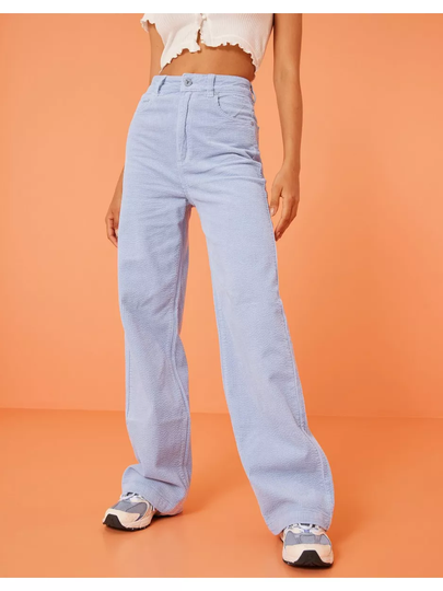 Abrand Jeans A 94 High & Wide High waisted jeans Dusty Blue